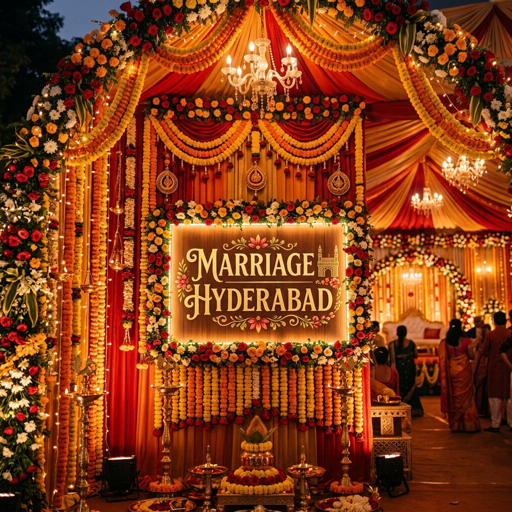 North Indian marriage puja ceremony for Hyderabad families