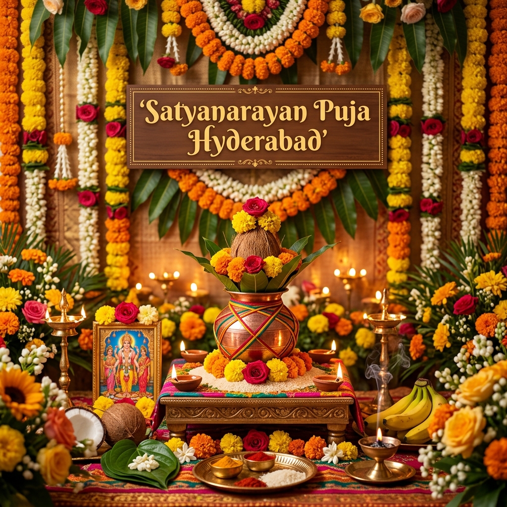 Satyanarayan Puja and Katha arrangement in Hyderabad